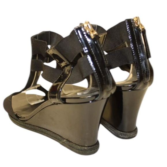 Fendi Black patent leather Women's Sandals size 38 - Picture 9 of 14